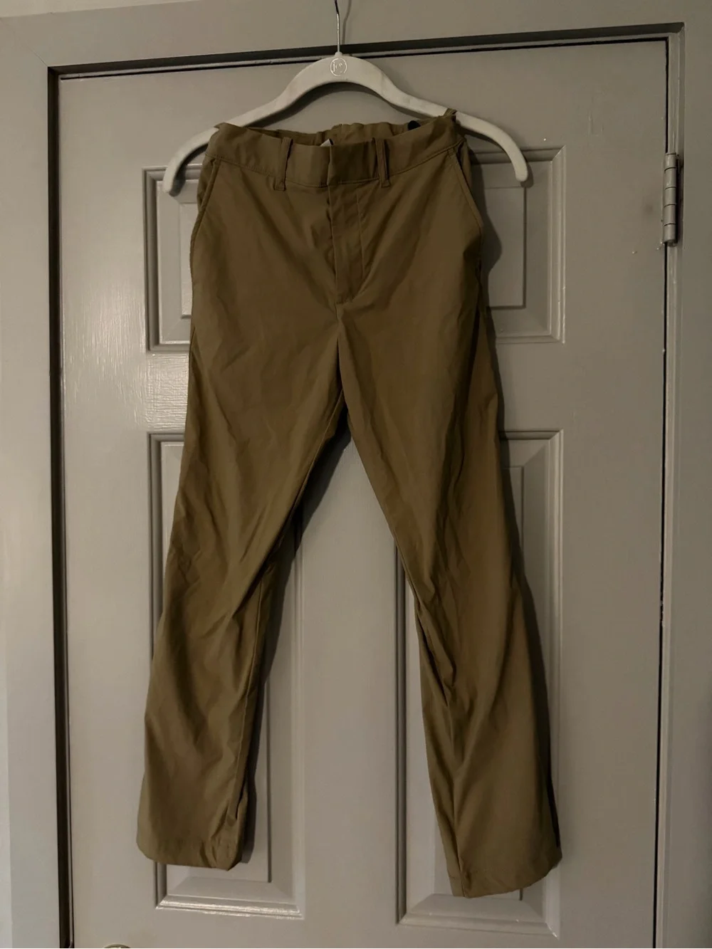 J. Crew Boys' Slim-Fit Tech Pant in Khaki